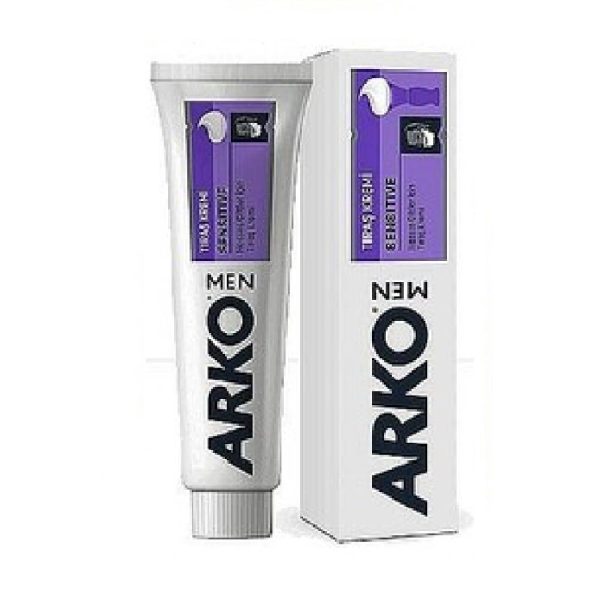 خمیر ریش پوست های حساس آرکو Arko Sensitive حجم 100 میل