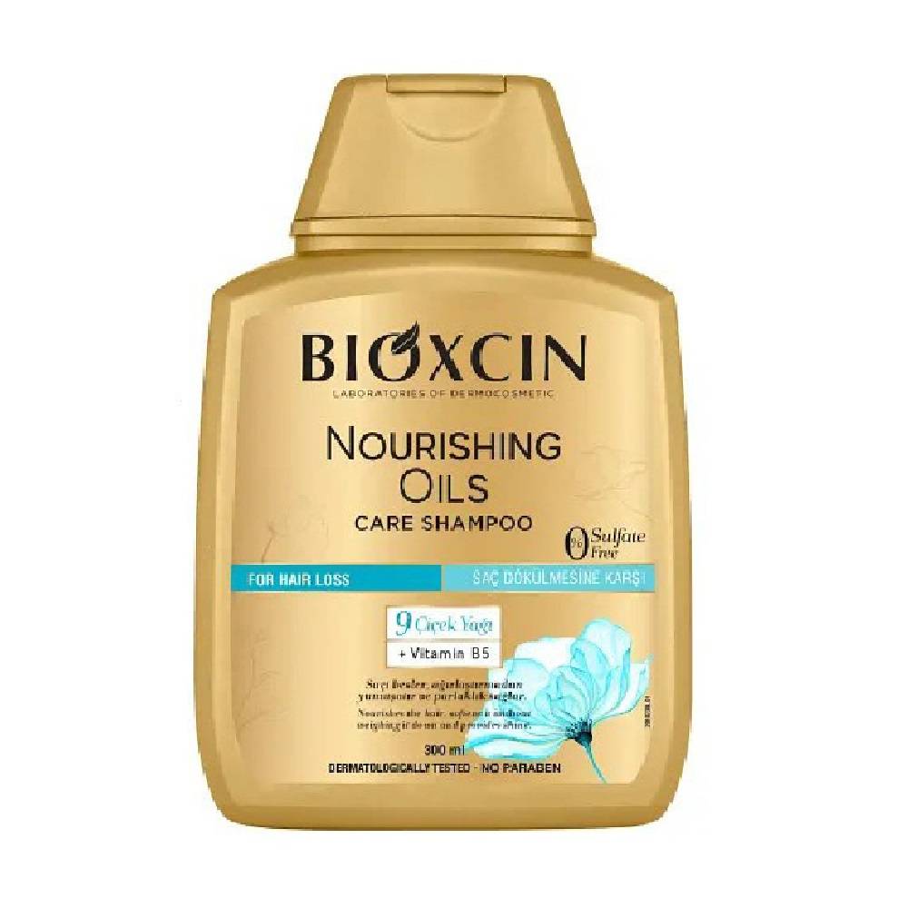 شامپو ضد ریزش و مغذی بیوکسین مدل NOURISHING OILS حجم 300 میل