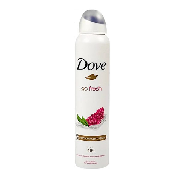 اسپری ضدتعریق Dove Go Fresh Pomegranate Lemon Verbena محافظت 48 ساعته