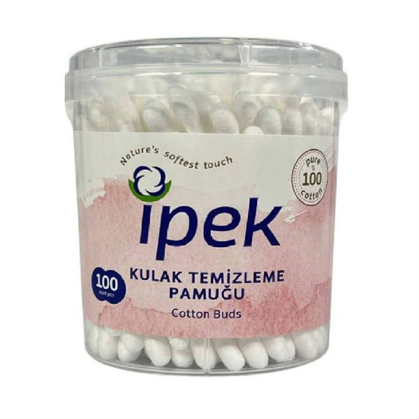 گوش پاک کن ایپک ipek بسته استوانه ای 300 عددی