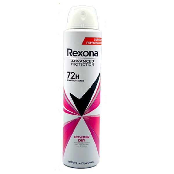 اسپری ضد تعریق زنانه 72 ساعته رکسونا Rexona مدل Powder Dryحجم 200 میل