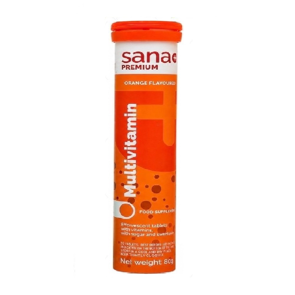 قرص جوشان Sana Premium، طعم پرتغال – Multivitamin