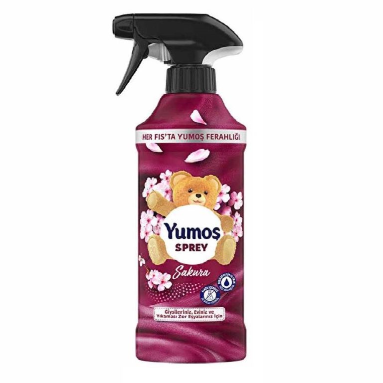 Yumos Sakura Scent Air Freshener Spray Crimson – Spring Fragrance 450ml